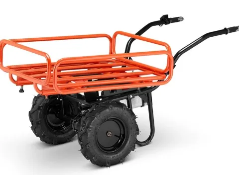 Taczka elektryczna budowlana koleba ogrodowa BAUMR-AG 2w1 300 kg 40 V