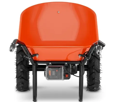 Taczka elektryczna budowlana koleba ogrodowa BAUMR-AG 2w1 300 kg 40 V