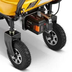 Taczka elektryczna ogrodowa wozidło budowlane 100L BAUMR-AG BPR-800E 260kg