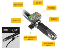 Taczka elektryczna ogrodowa wozidło budowlane 100L BAUMR-AG BPR-800E 260kg