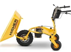 Taczka elektryczna wozidło akumulatorowe HIGHER 500W 150kg 120L 09515