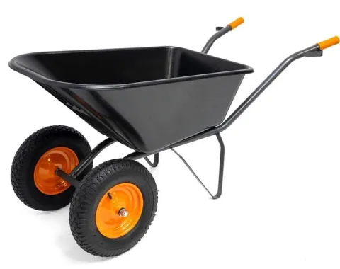 Taczka ogrodowa KOLEBA dwukołowa PLASTIKOWA mocna HIGHER 150L 390kg