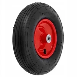 TACZKA OGRODOWA LEKKA OCYNKOWANA MOCNA Z METALOWYM KOŁEM 80/120 L