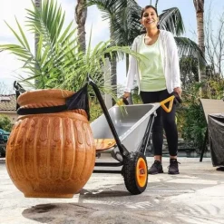 Taczka ogrodowa wózek Worx WG050 140kg Solidna