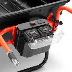 Taczka przyczepka koleba 300L elektryczna z napędem elektrycznym Bäumr-AG