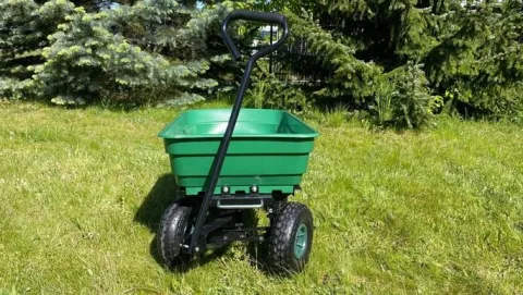 TACZKA WYWROTKA WÓZEK OGRODOWY PRZYCZEPKA METCOR 3w1 TC2145 XXL