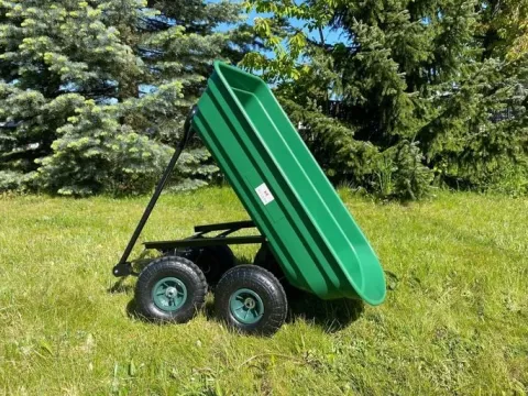 TACZKA WYWROTKA WÓZEK OGRODOWY PRZYCZEPKA METCOR 3w1 TC2145 XXL