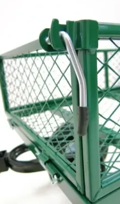 TACZKA WÓZEK TRANSPORTOWY OGRODOWY ROZKŁADANY PRZYCZEPA Z PLANDEKĄ