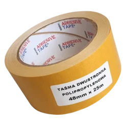 TAŚMA C3960 48mm/25m 2-STR LEPNA FOLIA PP DO WYKŁADZIN, FOLII, PAPIERU