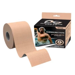 Taśma Kinezjologiczna Sportowa Wodoodporna Cielista 5m x 5cm Tejp na Stawy