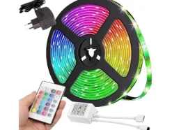 Taśma led rgb 5m + pilot zasilacz wodoodporna ip67