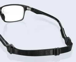 Taśma na okulary na regulowanej gumce z silikonowymi zaczepami - FIOLET