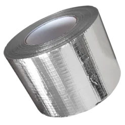 TAŚMA S3508 100mm/45m ALUMINIOWA 0,018mm ZBROJONA WŁÓKNEM SZKLANYM 5x5mm