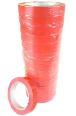 TAŚMA UPVC 2210 19mm/66m CZERWONA, KLEJ KAUCZUKOWY, SCAPA