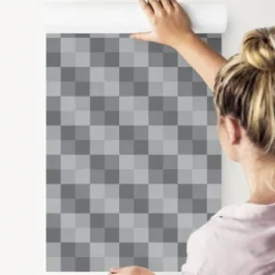 Tapeta Szara Abstrakcyjna Krata