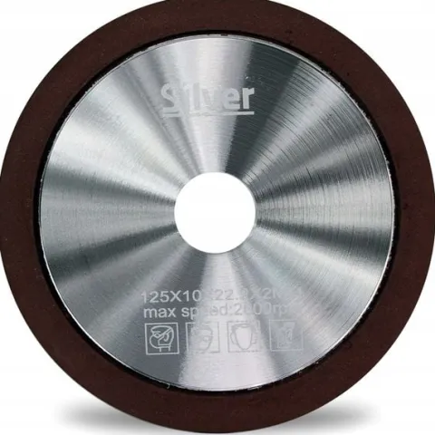 Tarcza do ostrzenia TCT 125mm 22,2mm diamentowa Silver