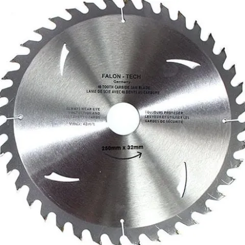 Tarcza widiowa Falon-Tech 250x32 mm 60T do drewna i płyt