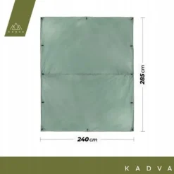 Tarp KADVA Foreso Tarp zielony WYTRZYMAŁOŚĆ Ochrona Przed Promieniowaniem