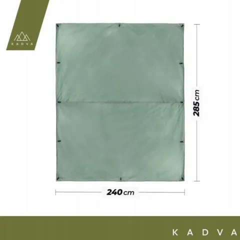 Tarp KADVA Foreso Tarp zielony WYTRZYMAŁOŚĆ Ochrona Przed Promieniowaniem