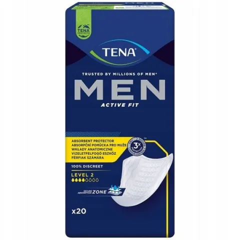 TENA MEN LEVEL 2 MEDIUM wkłady anatomiczne 20 szt.