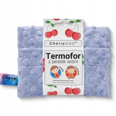 Termofor z pestek na kolki Cherrypad - Minky Lodowy