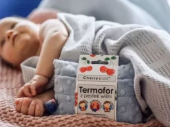Termofor z pestek na kolki Cherrypad - Minky Lodowy