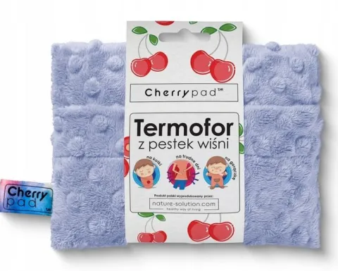 Termofor z pestek na kolki Cherrypad - Minky Lodowy