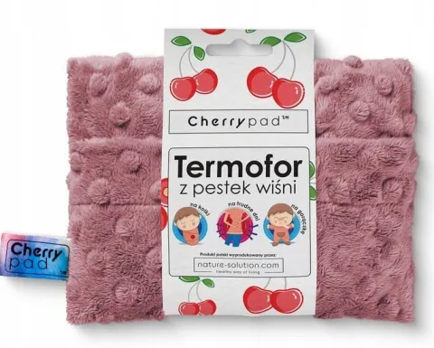 Termofor z pestek wiśni na kolki MINKY | CherryPad