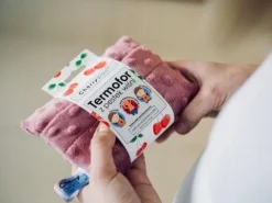 Termofor z pestek wiśni na kolki MINKY | CherryPad