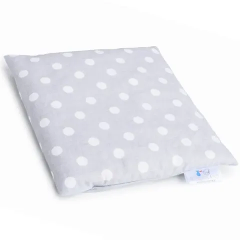 Termofor z pestek wiśni 20x20cm 500g Groszki szare