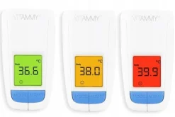 TERMOMETR BEZDOTYKOWY ELEKTRONICZNY NA PODCZERWIEŃ VITAMMY FLASH CERTYFIKAT