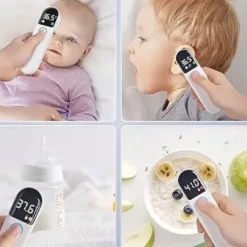 TERMOMETR BEZDOTYKOWY LEKARSKI PODCZERWIEŃ ELEKTRONICZNY LASEROWY DO CIAŁA
