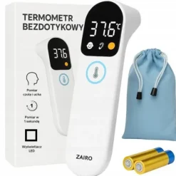 TERMOMETR BEZDOTYKOWY LEKARSKI PODCZERWIEŃ ELEKTRONICZNY LASEROWY DO CIAŁA