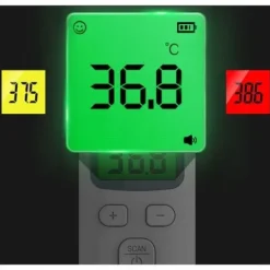 TERMOMETR BEZDOTYKOWY NA PODCZERWIEŃ ELEKTRONICZNY DOKŁADNY 1s