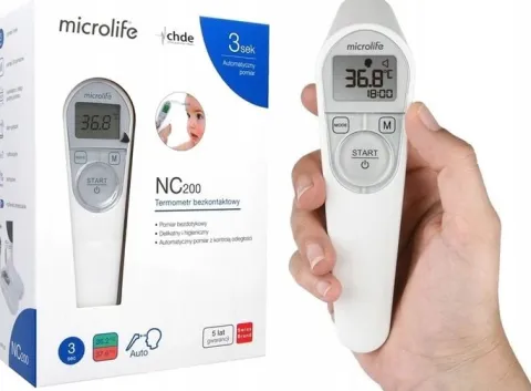 Termometr MICROLIFE bezdotykowy elektroniczny NC200 medyczny szybki pomiar