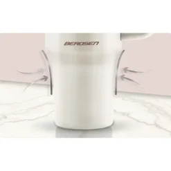 Termos próżniowy kubek ze słomką 1180 ml Berdsen kremowy