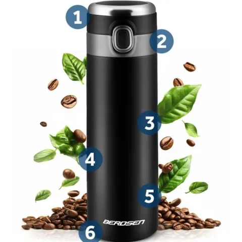 Termos próżniowy 450 ml BD-786 czarny