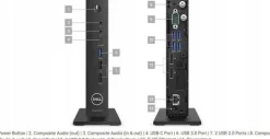 Thin Client Dell Wyse 5070 Celeron 8GB 256SSD SSD+Podstawka+Myszka
