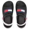 Tommy Hilfiger dziecięce sandały T1B2-32262-0083X001 Black/White 27