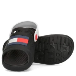 Tommy Hilfiger dziecięce sandały T1B2-32262-0083X001 Black/White 26