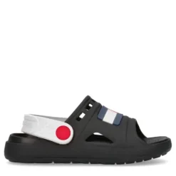 Tommy Hilfiger dziecięce sandały T1B2-32262-0083X001 Black/White 26