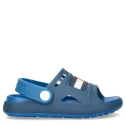 Tommy Hilfiger wygodne dziecięce sandały z flagą T1B2-32262-0083X605 - BLUE/ROYAL 26