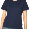 TOMMY JEANS T-SHIRT C NECK GRANATOWY SLIM FIT XXL