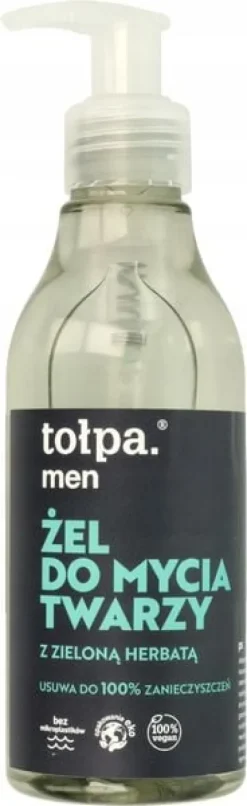 TOŁPA MEN ŻEL DO MYCIA TWARZY DLA MĘŻCZYZN Z ZIELONĄ HERBATĄ 195 ML
