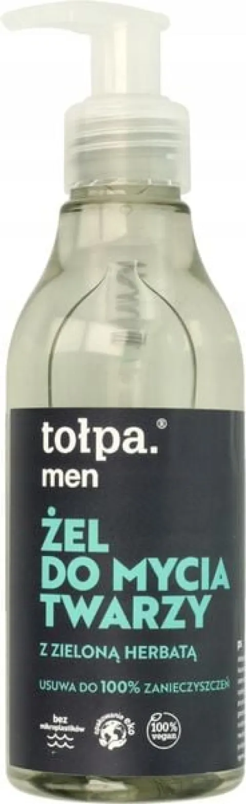 TOŁPA MEN ŻEL DO MYCIA TWARZY DLA MĘŻCZYZN Z ZIELONĄ HERBATĄ 195 ML