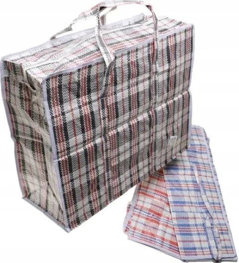Torba DUŻA BAZAROWA Ruska Do Handlu Zakupowa Na Zamek 50x40x15cm 3703