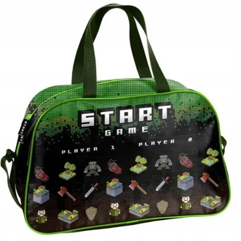 Torba sportowa na basen dla chłopca Pixel Gaming na ramię i do ręki Paso