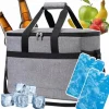 TORBA TERMICZNA PLAŻOWA PIKNIKOWA lodówka turystyczna Duża 40 litrów+wkłady