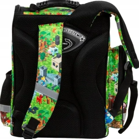 TORNISTER ERGONOMICZNY DO 1 KLASY DLA CHŁOPCA GAME LEVEL DLA FANA GRY DF31