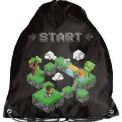 TORNISTER SZKOLNY PASO MINECRAFT start plecak- ZESTAW 5 el.!! klasa 1-3